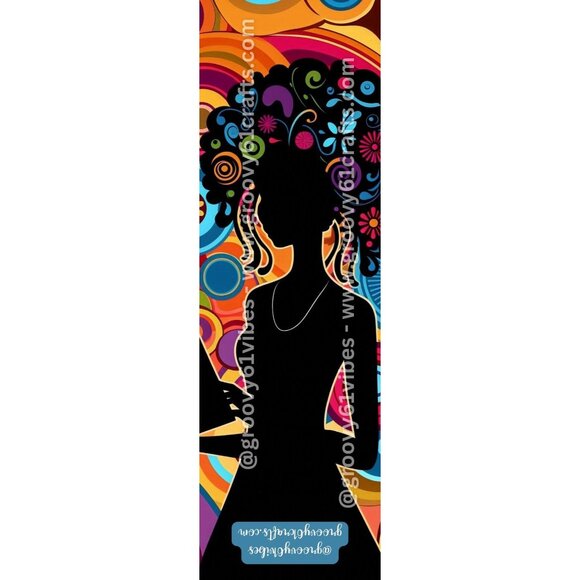 Groovy Reader Bookmark – Vintage Silhouettes for Women Who Love to Read (1-4) - Picture 5 of 5
